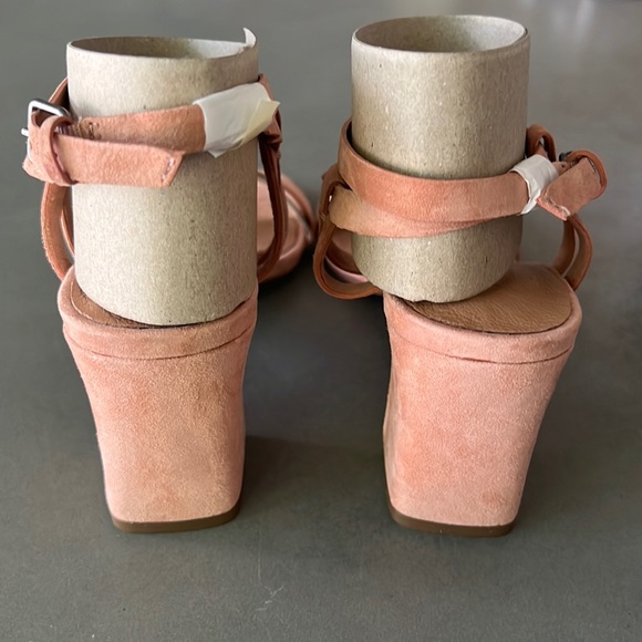 Madewell Loli Ankle-Strap Suede Heeled Sandals in Ground Clay Women’s size 6.5 - Picture 5 of 12